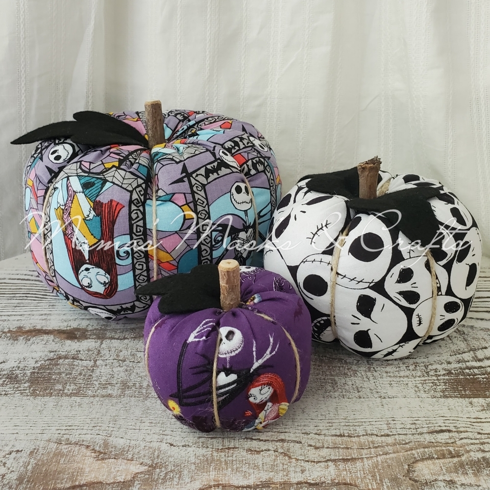 Nightmare Before Christmas Inspired Pumpkin Set 🎃